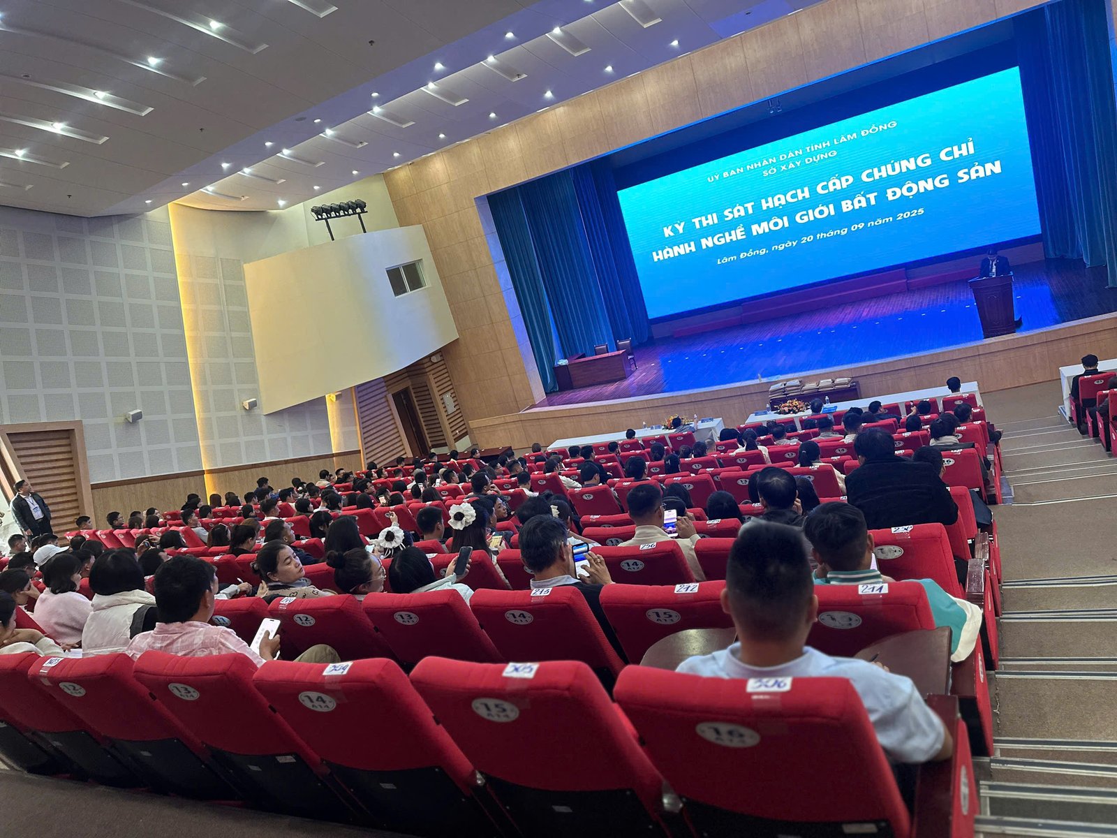 kỳ thi sát hạch chứng chỉ môi giới bds Lâm đồng