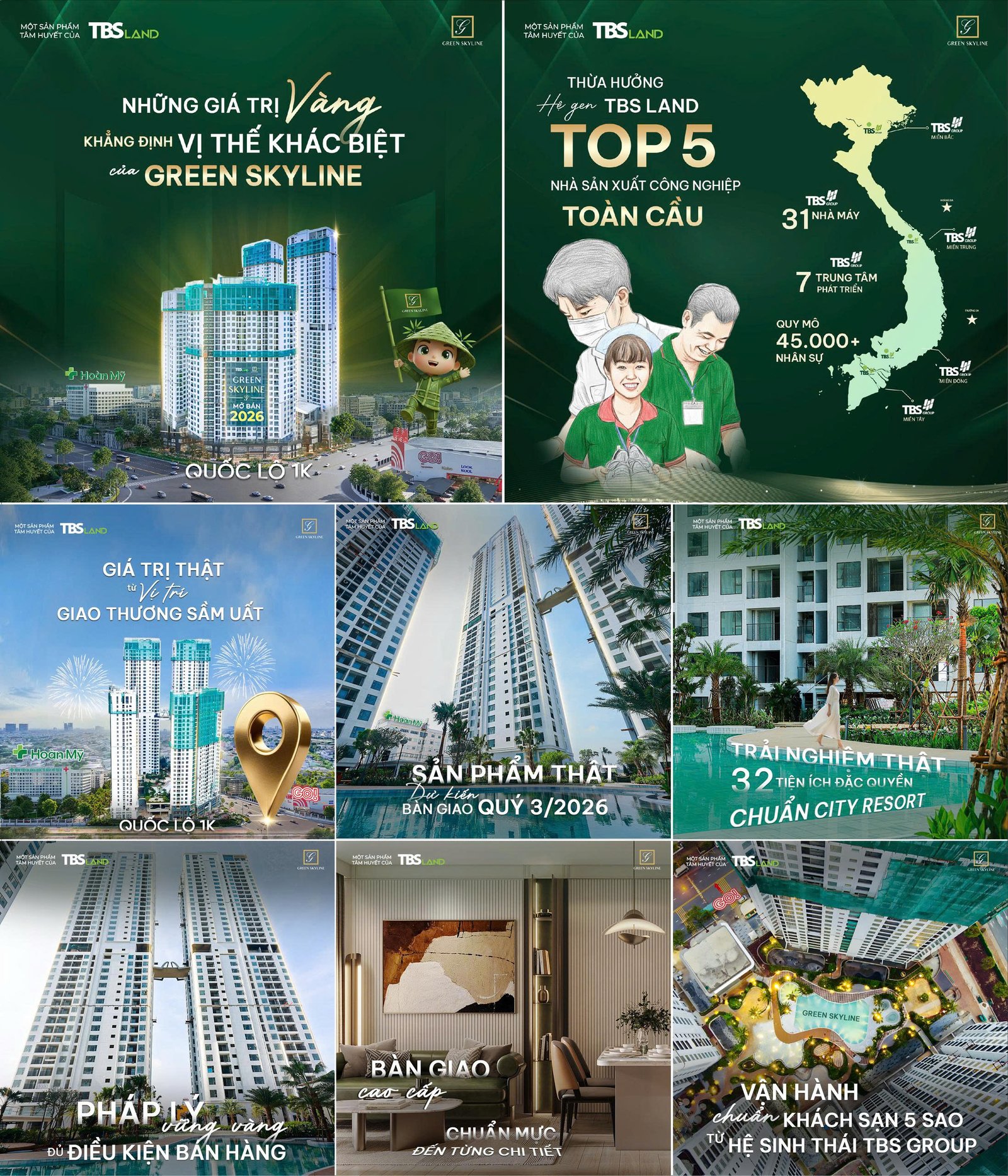 dự án căn hộ của tbs land