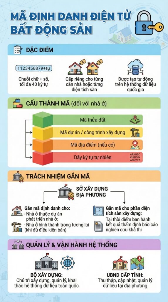 gắn mã định danh điện tử bất động sản