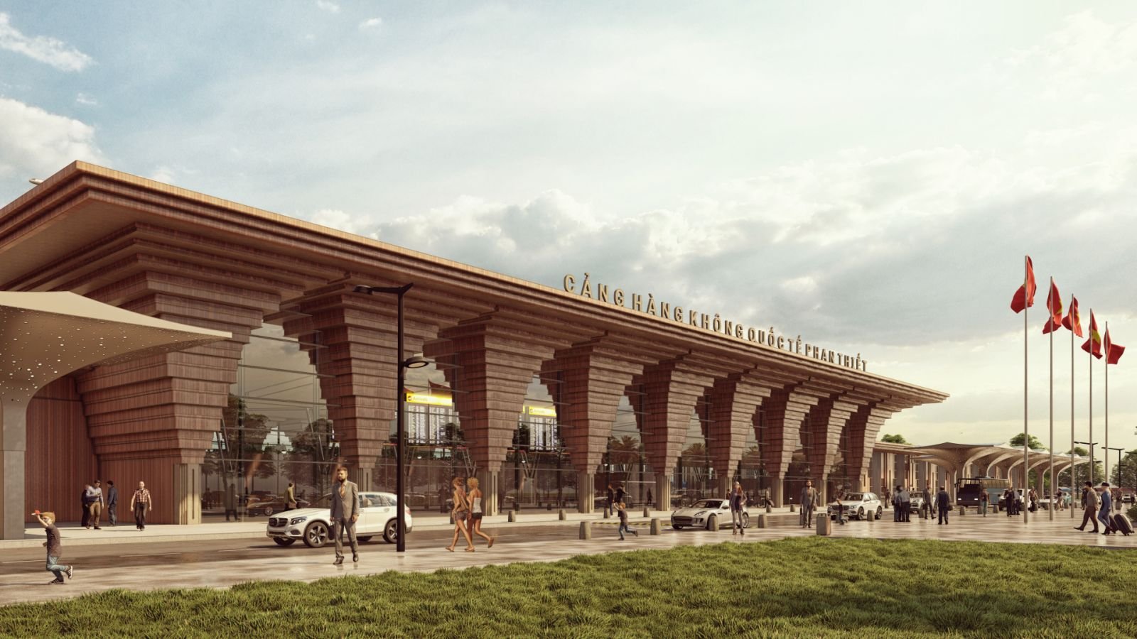 phối cảnh sân bay phan thiết