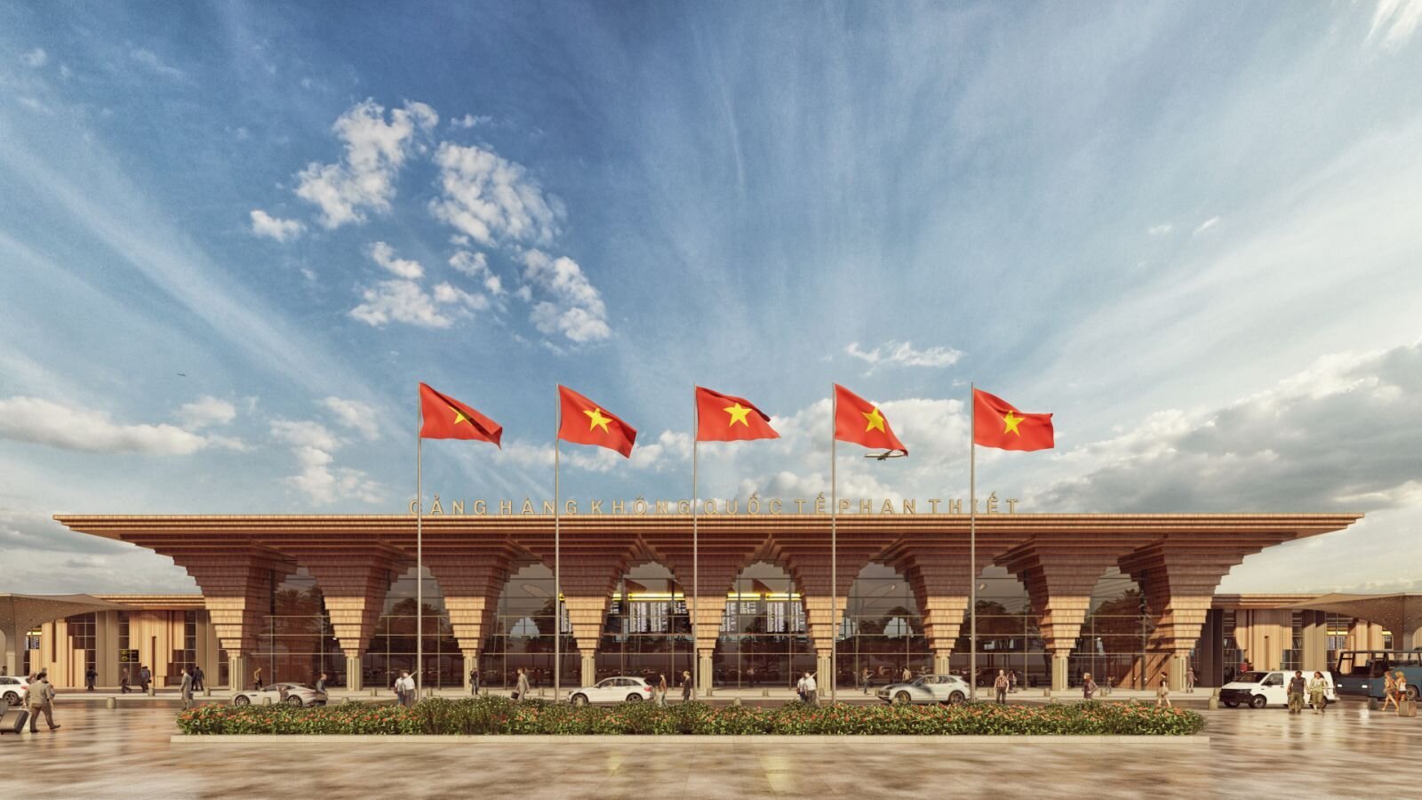 Phối cảnh Cảng hàng không dân dụng Phan Thiết