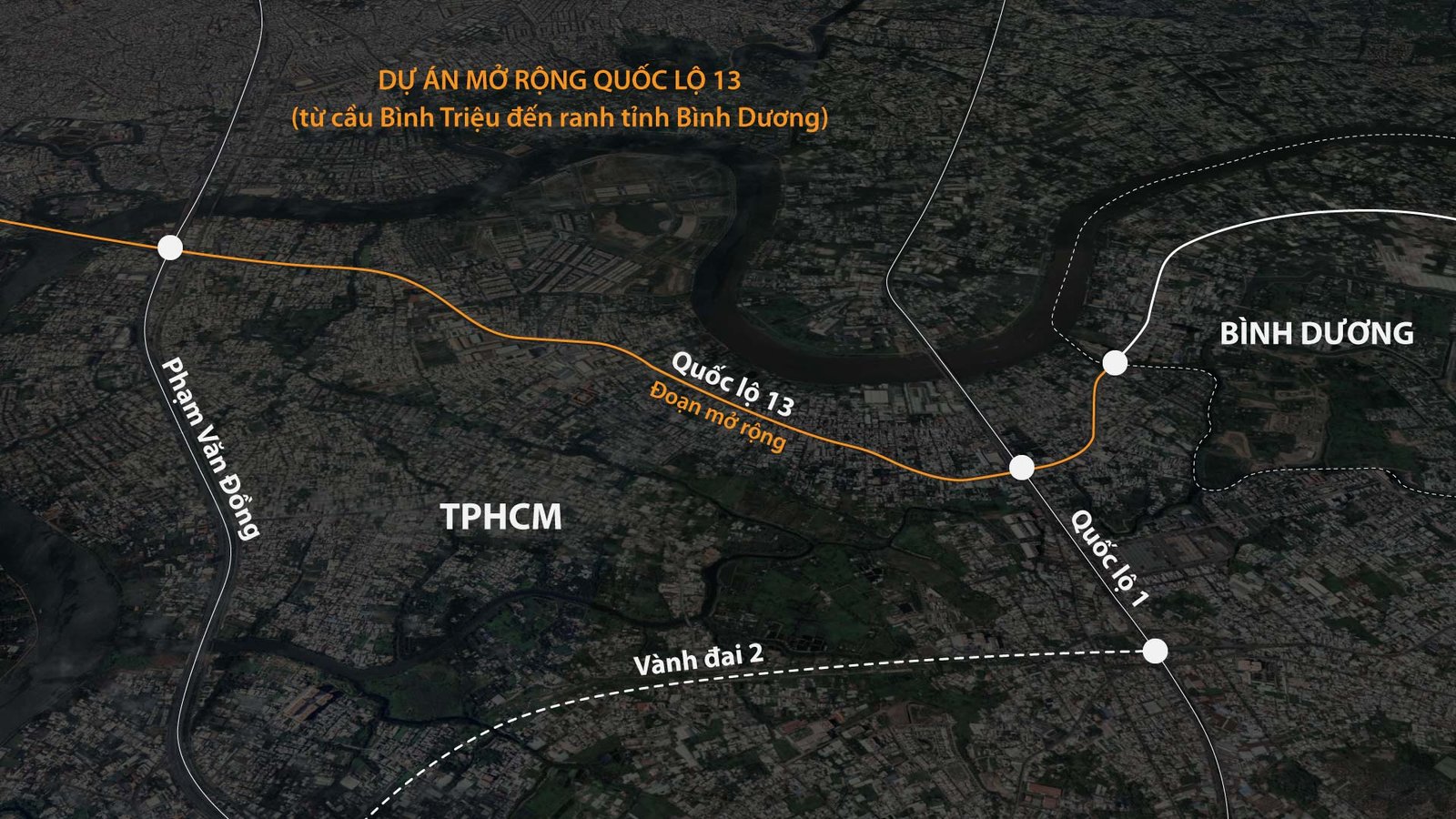 danh sách các dự án căn hộ theo đường quốc lộ 13