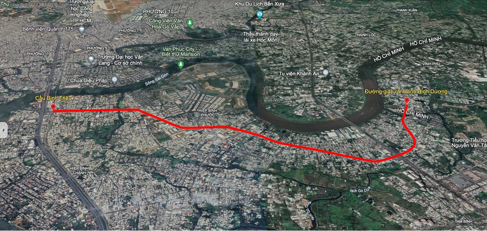 danh sách các dự án căn hộ theo đường quốc lộ 13