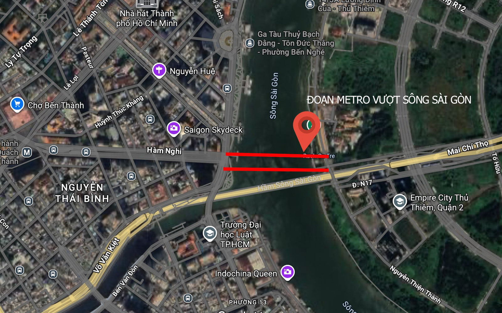 Tuyến metro Bến Thành - Thủ Thiêm