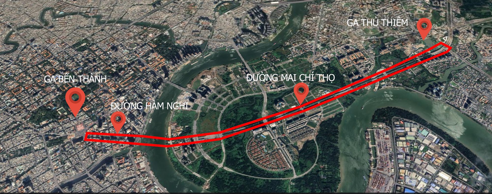 Tuyến metro Bến Thành - Thủ Thiêm