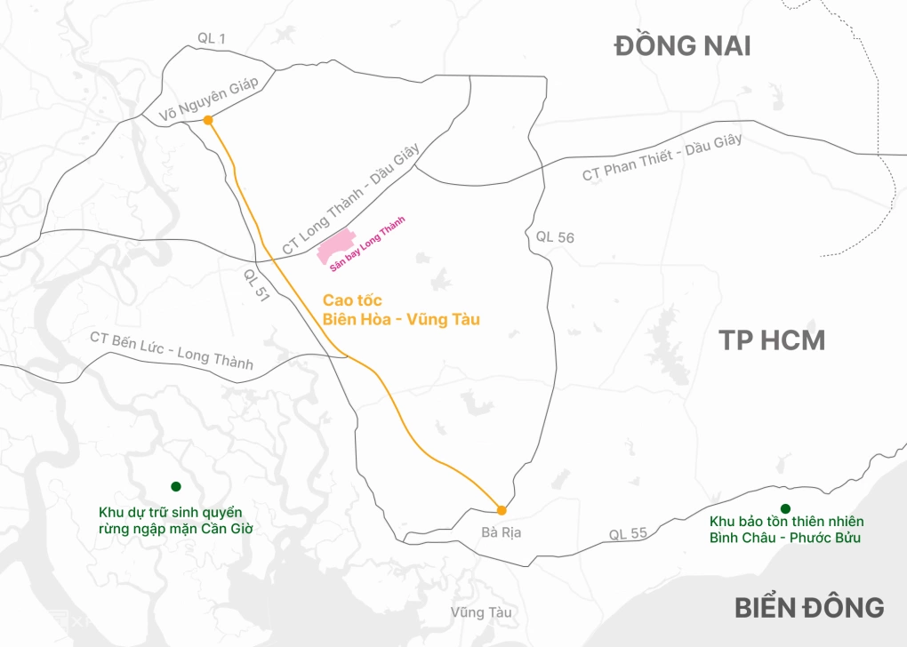 nút giao cao tốc biên hòa vũng tàu
