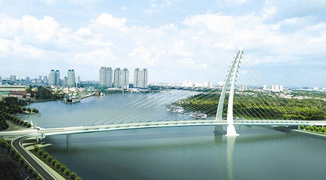 TP HCM muốn xây cầu Thủ Thiêm 4 nối quận 2 và 7