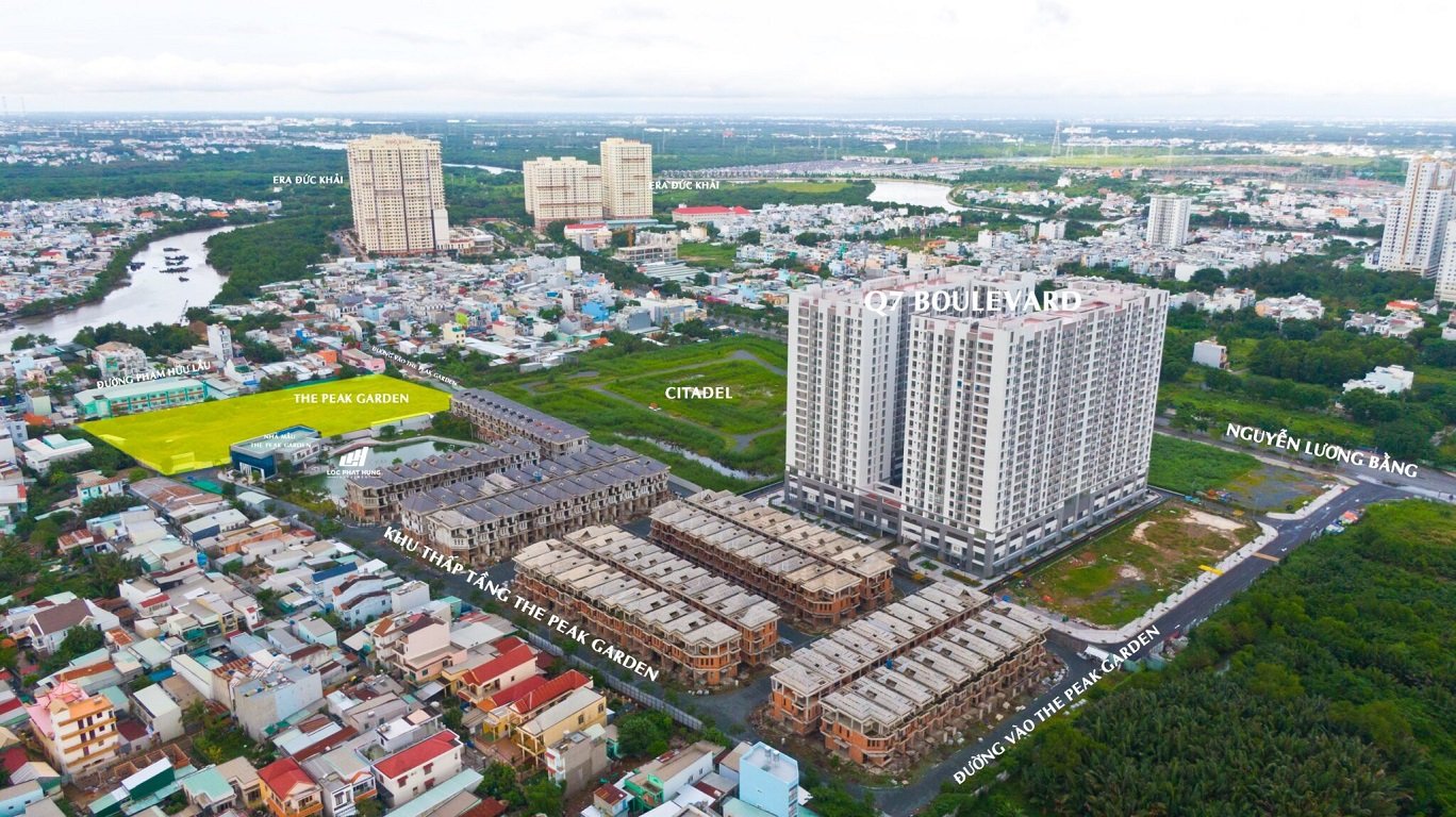vị trí the peak garden