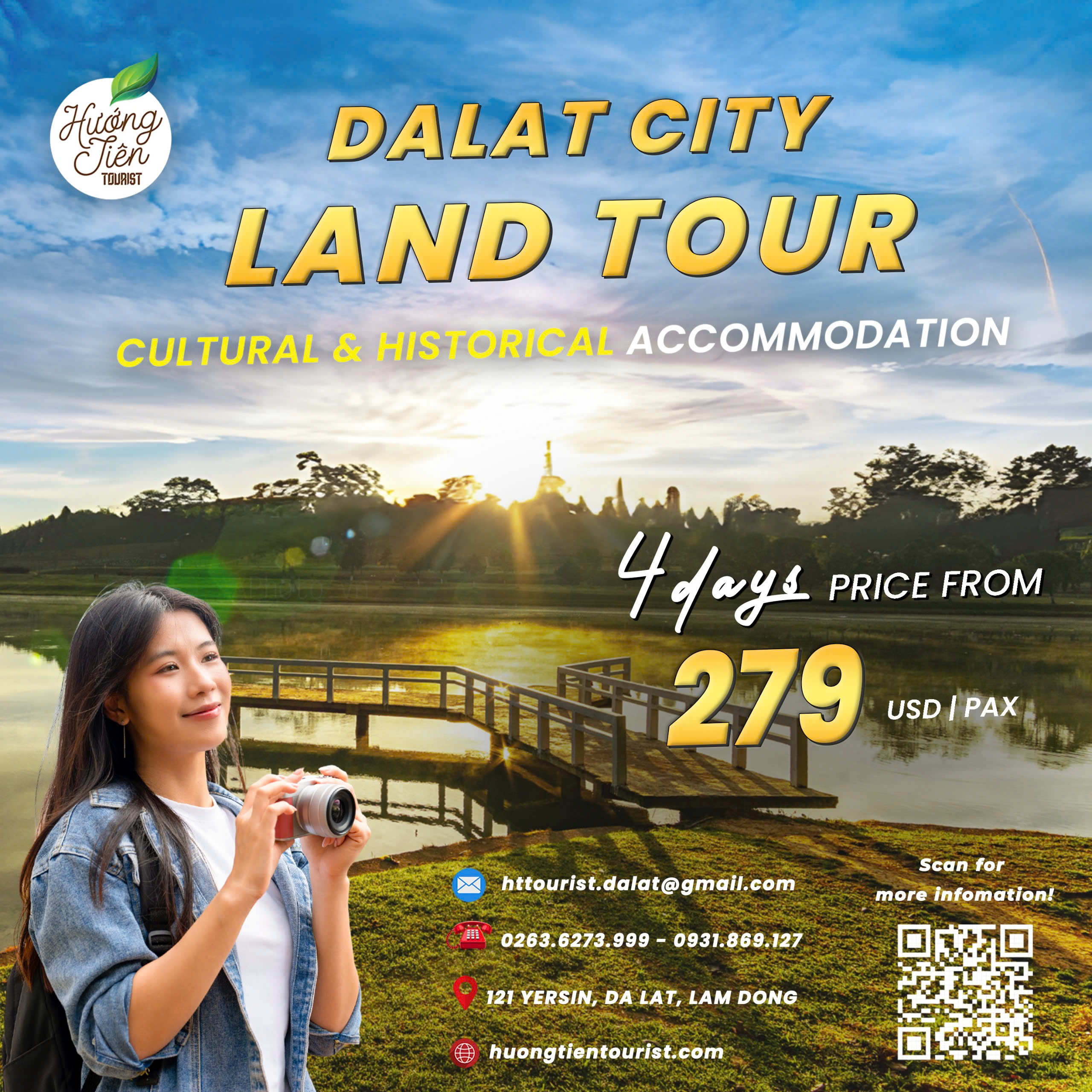 Land tour Dalat