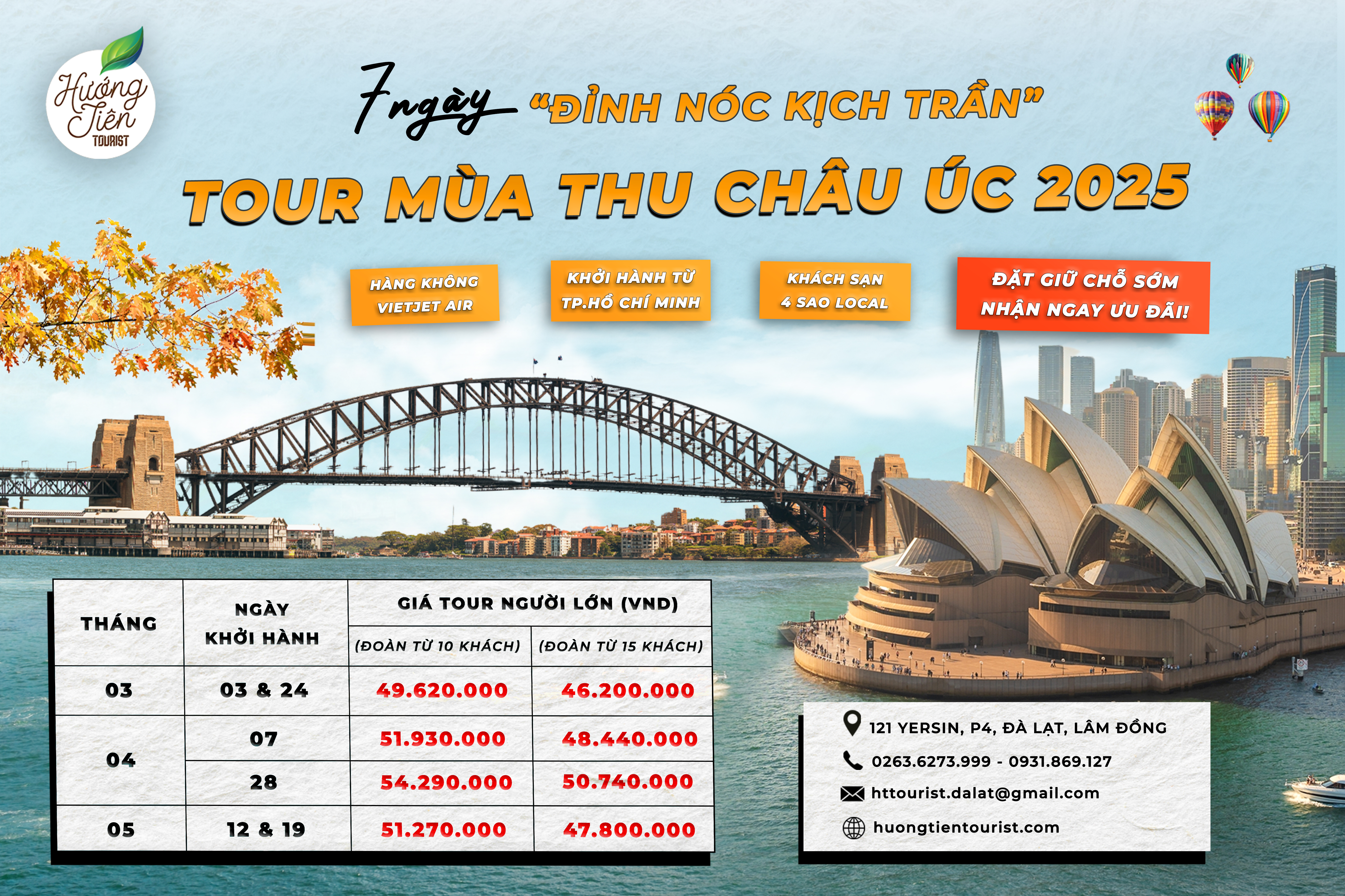 tour du lịch úc melbourne sydney