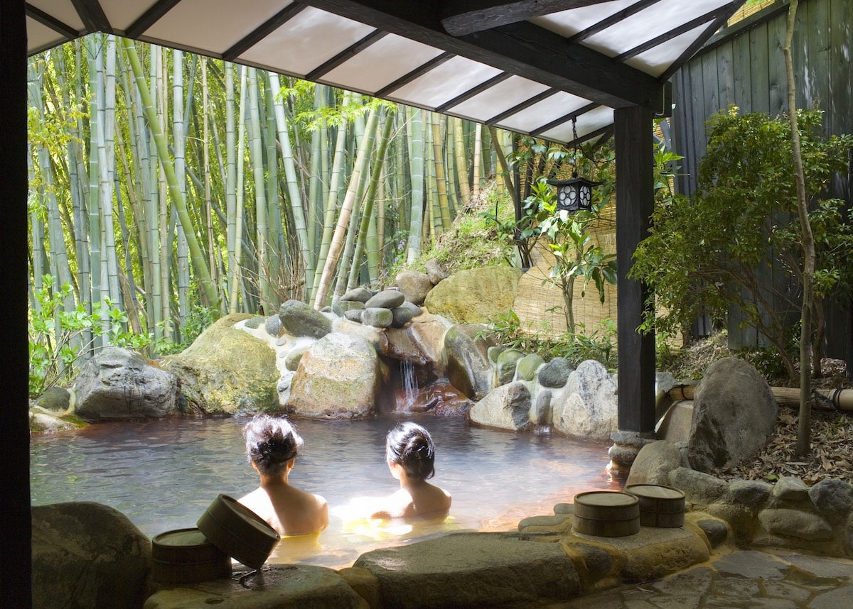 du lịch nhật bản tắm Onsen