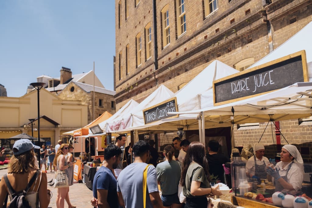 chợ the rocks sydney