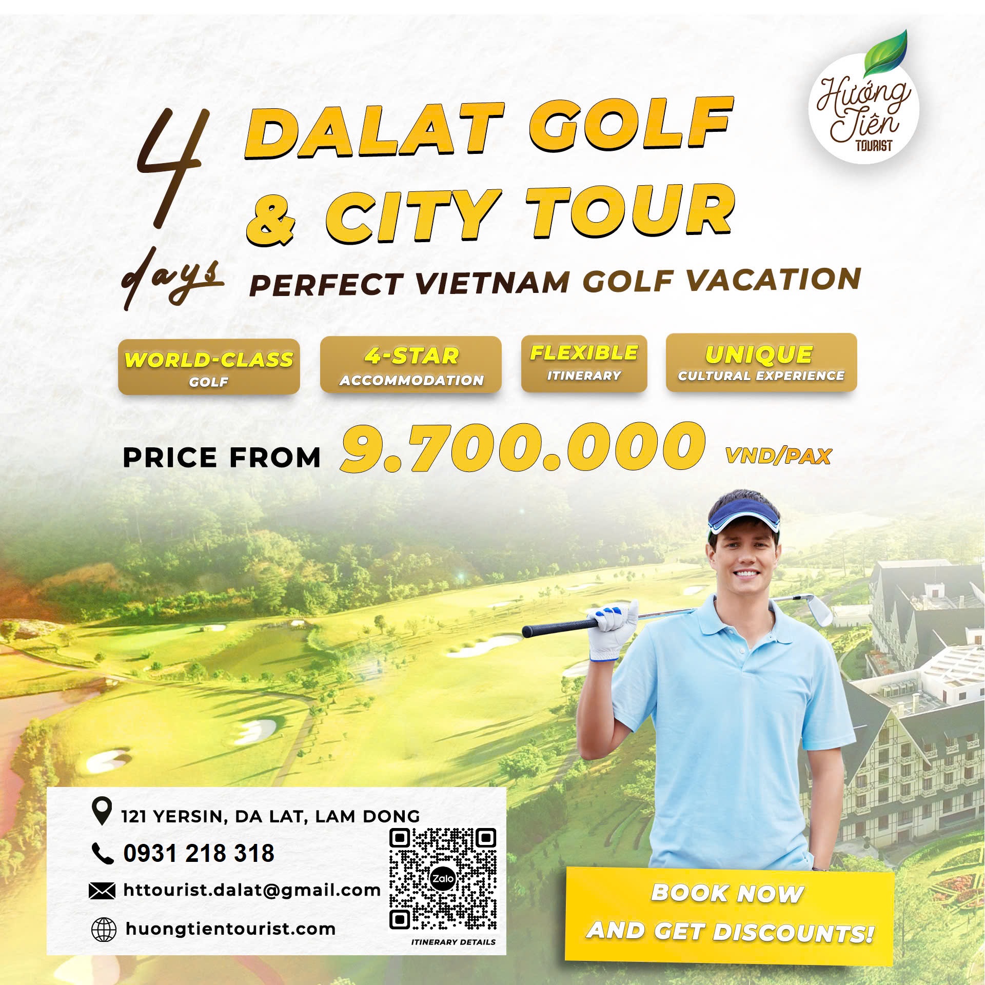 tour golf đà lạt