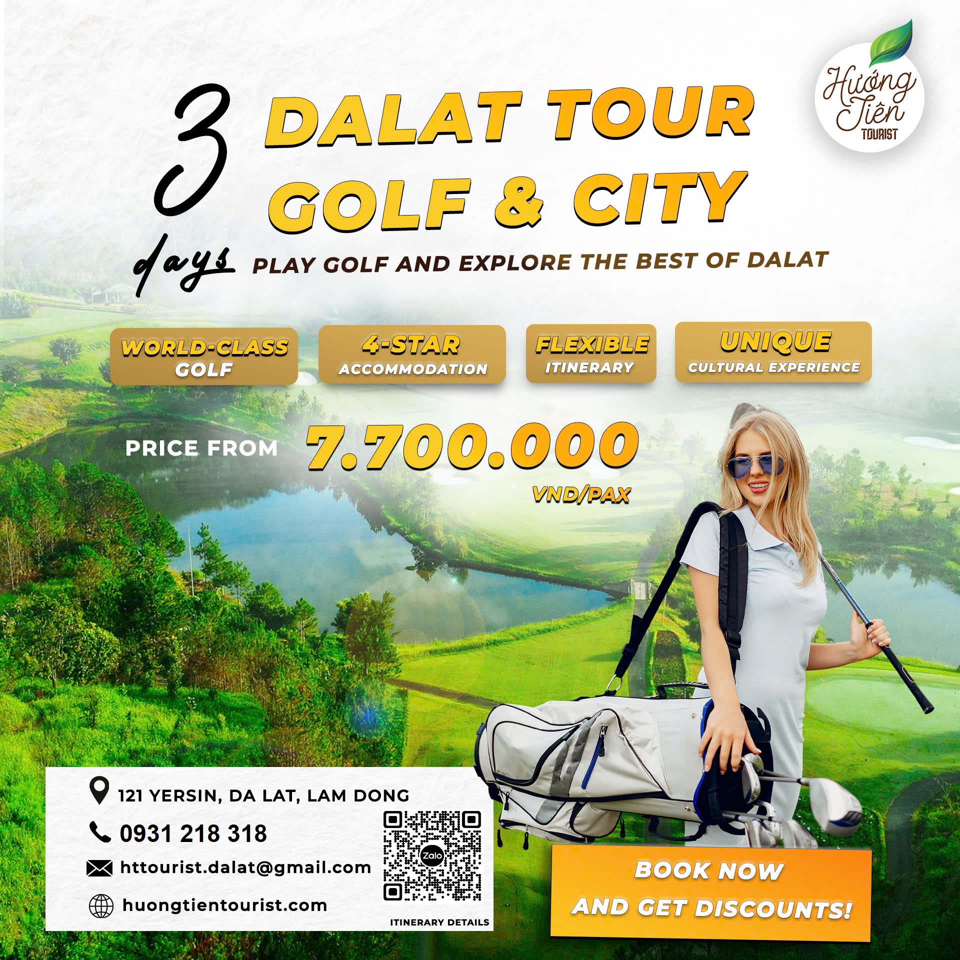 golf tour đà lạt