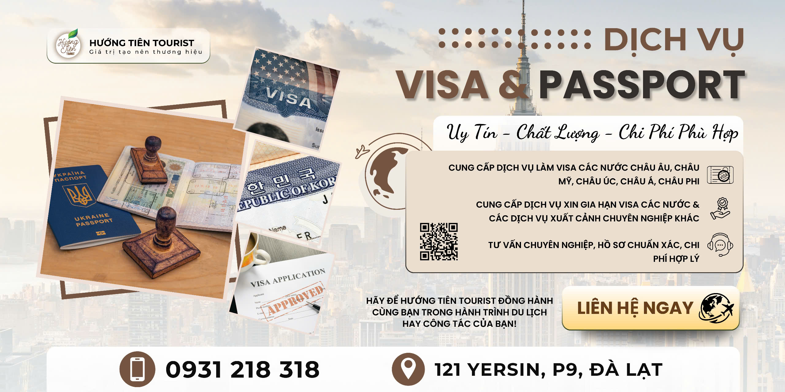 dịch vụ làm visa du lịch