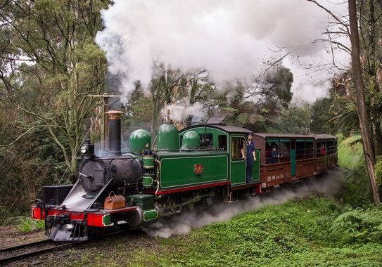 tàu lửa puffing billy ở dandenong ranges