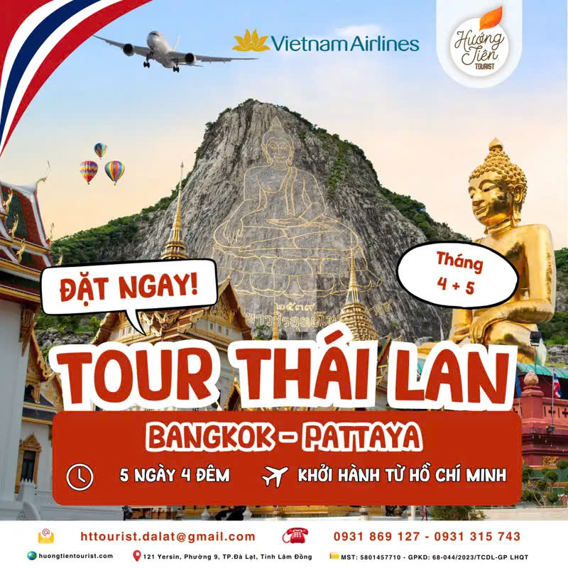 tour thái lan giá rẻ hcm