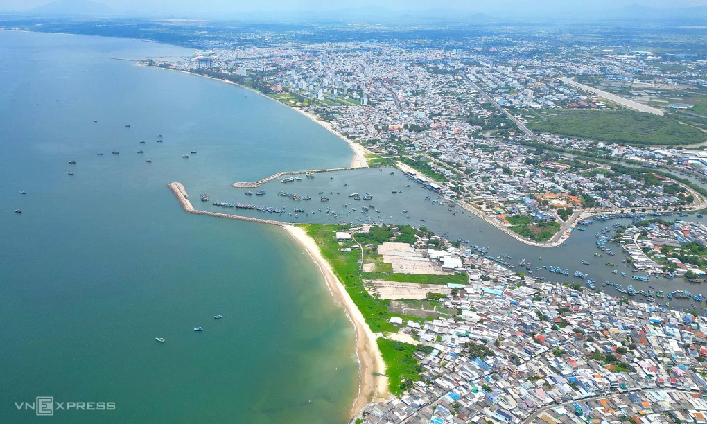 dự án lấn biển làm đường ven biển phan thiết