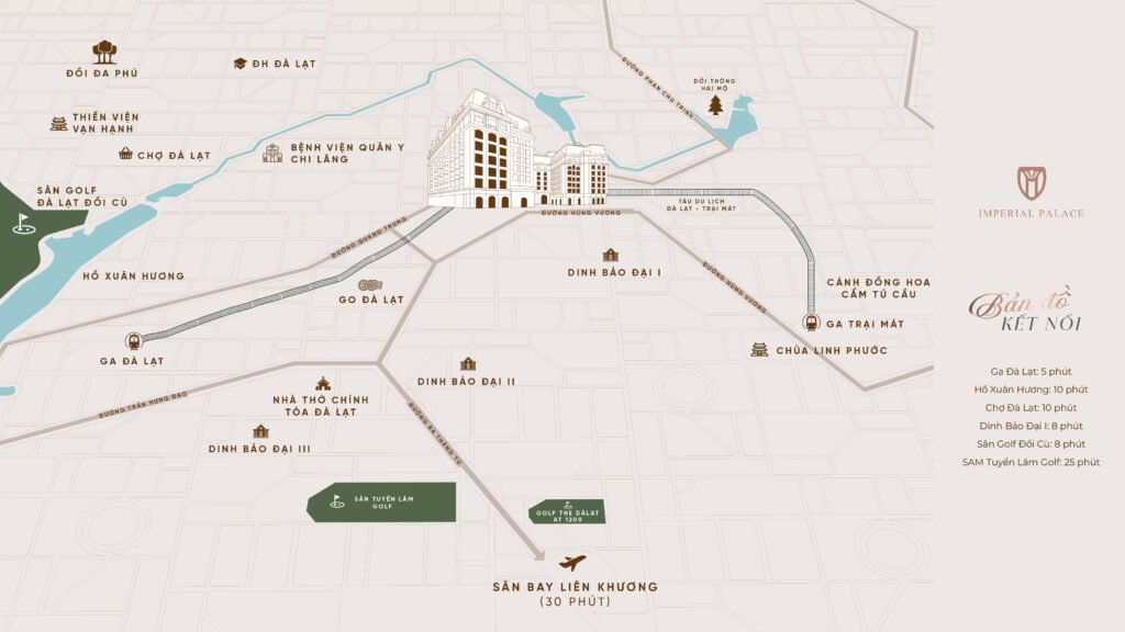 vị trí ks imperial palace đà lạt