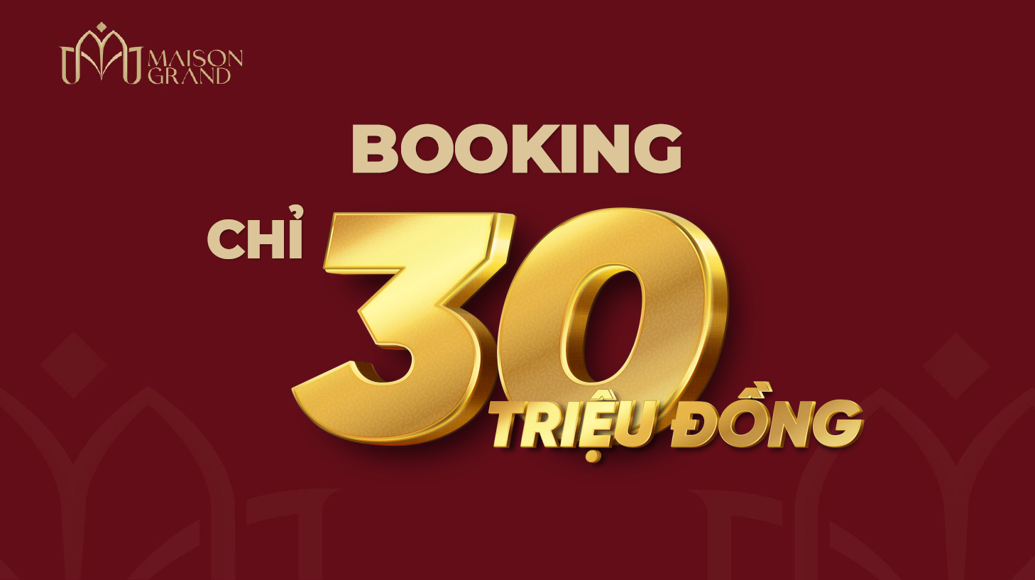 booking đặt chỗ Maison Grand Phú Mỹ