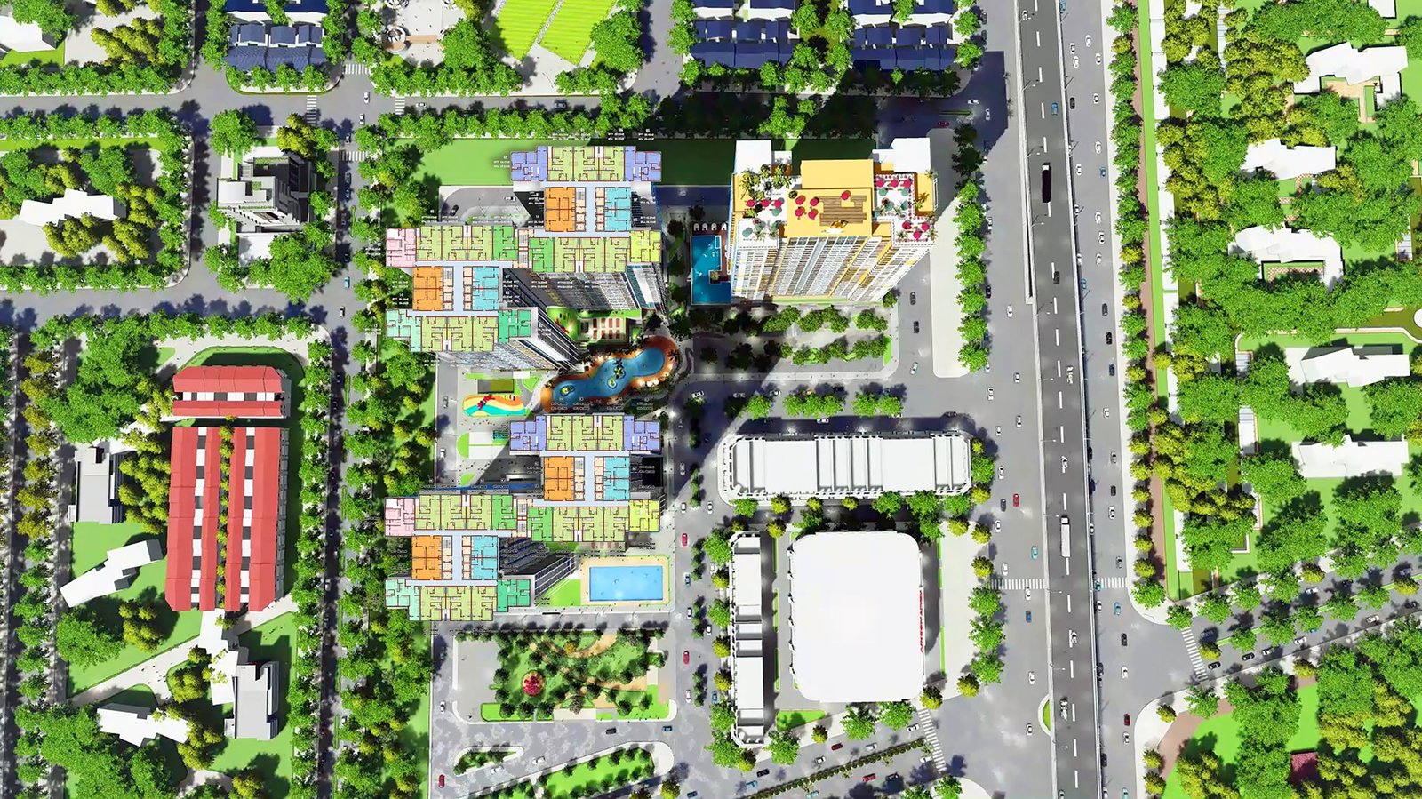 mặt bằng căn hộ charm city