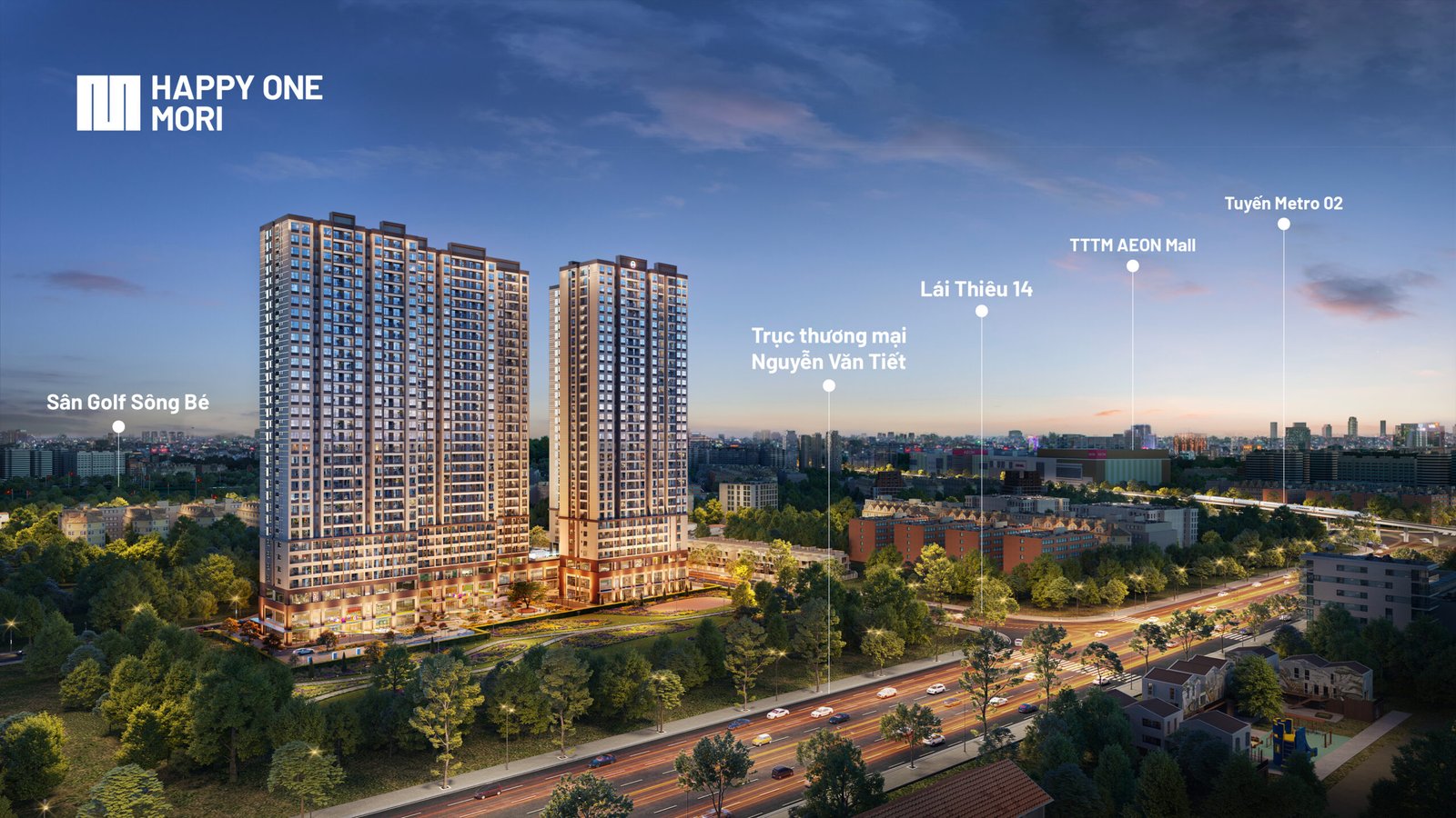 chung cư happy one lái thiêu