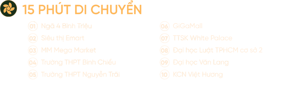 tiện ích kết nối AT Riverside saigon