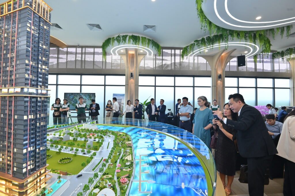 nhà mẫu sales gallery A&T Riverside saigon