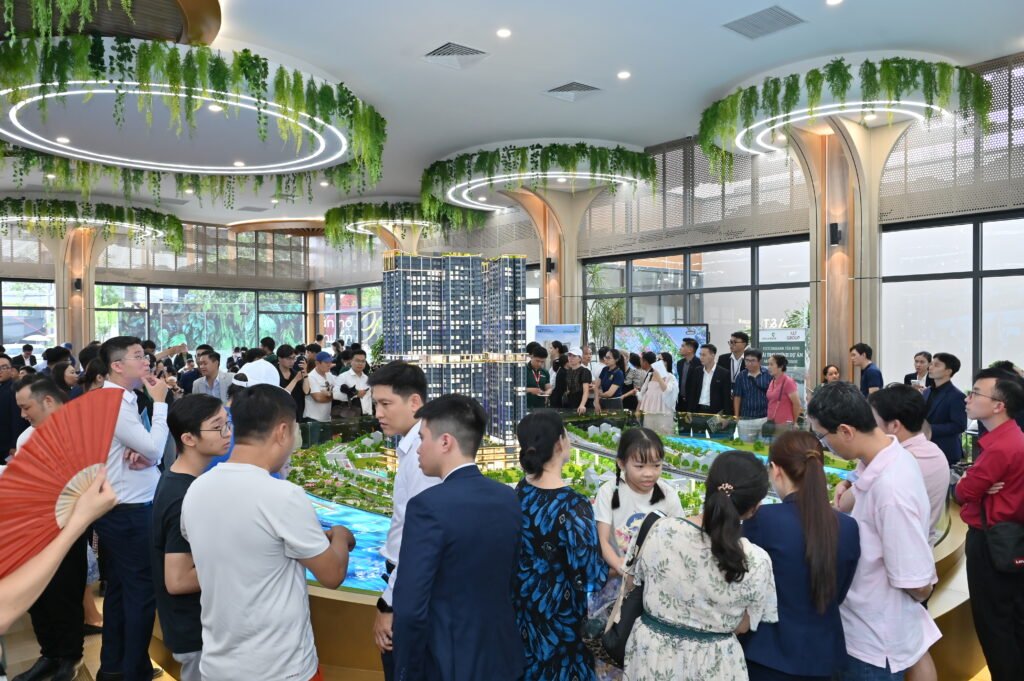 nhà mẫu sales gallery A&T Riverside saigon