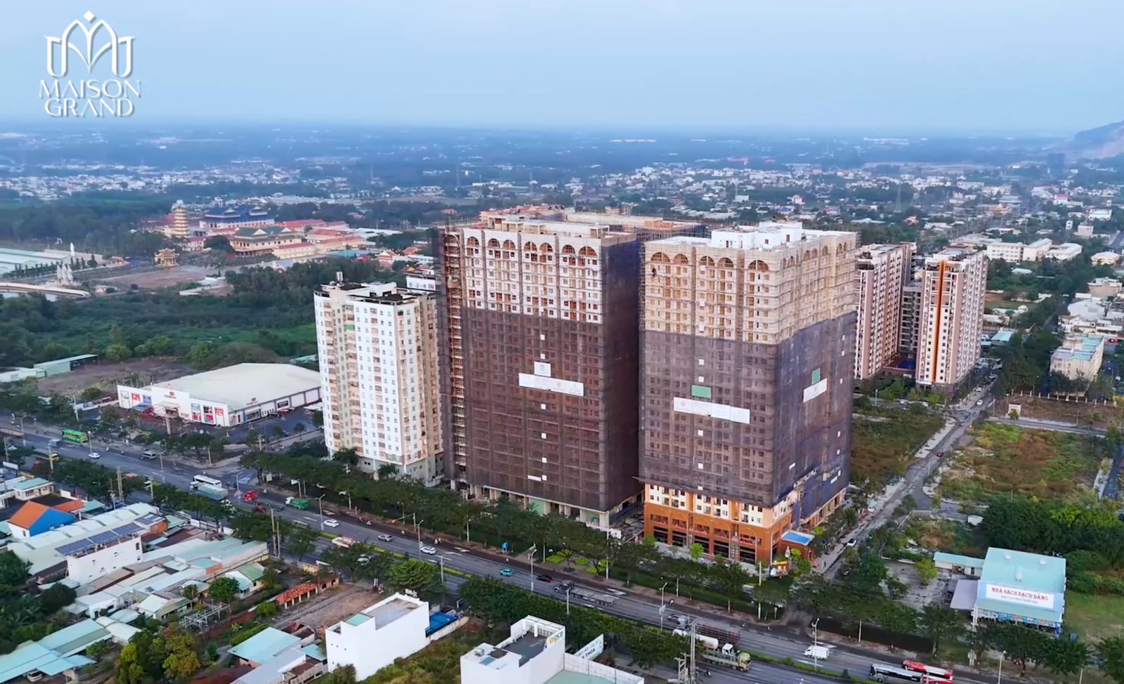 tiến độ thi công maison grand tháng 1/2026