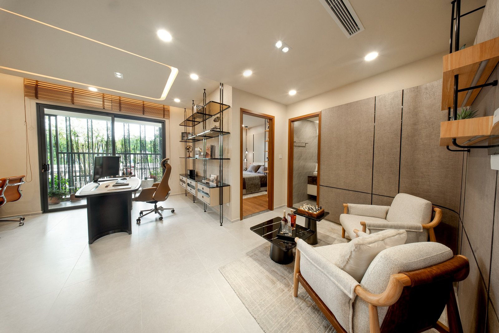 hình mẫu căn officetel serena đạt phước